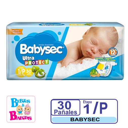 PAÑAL BABYSEC 1/P x30 unds